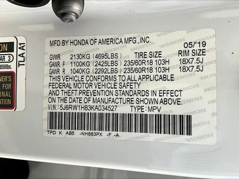 Used 2019 Honda CR-V EX-L image 34