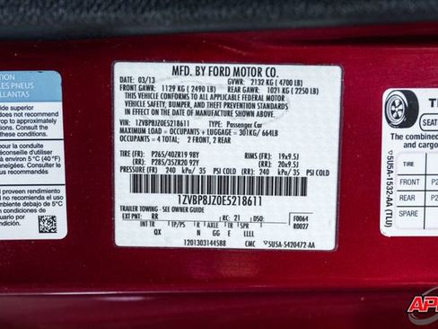 Used 2014 Ford Mustang Shelby GT500 w/ Equipment Group 821A image 75