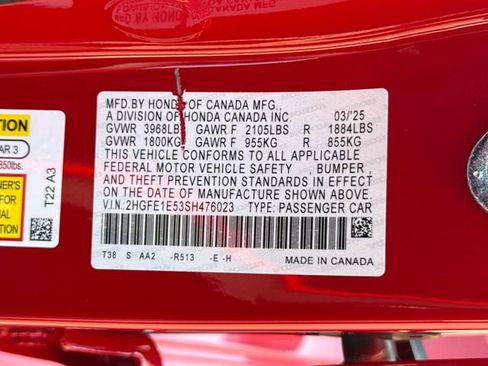 Used 2025 Honda Civic Si image 30