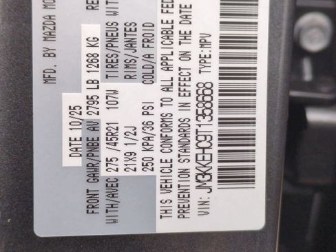 New 2026 MAZDA CX-90 3.3 Turbo S w/ Premium Plus image 36