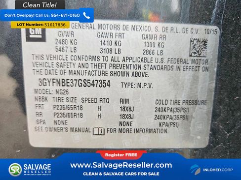 Used 2016 Cadillac SRX Luxury FWD image 16