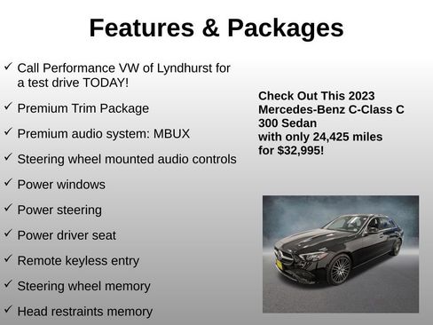 Used 2023 Mercedes-Benz C 300 4MATIC Sedan image 4