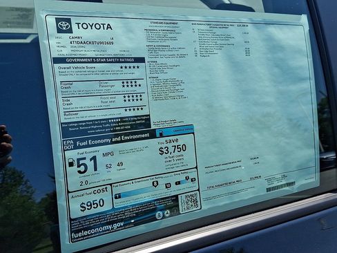 New 2026 Toyota Camry LE FWD image 3