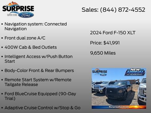 Used 2024 Ford F150 XLT w/ Equipment Group 302A MID RWD image 19