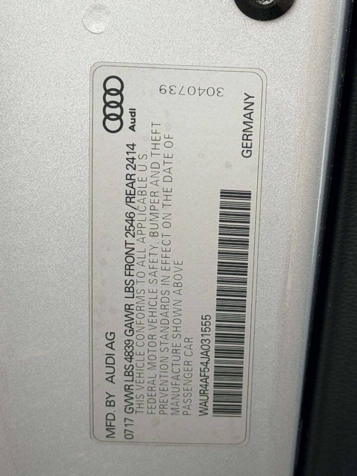 Used 2018 Audi S5 Prestige w/ S Sport Package AWD/4WD image 17