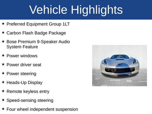 Used 2019 Chevrolet Corvette Grand Sport w/ Carbon Flash Badge Package image 3