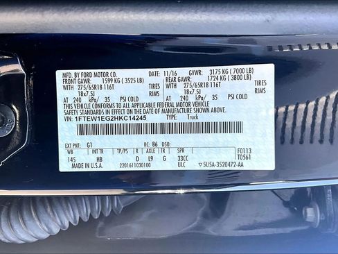 Used 2017 Ford F150 Lariat w/ Equipment Group 502A Luxury image 35