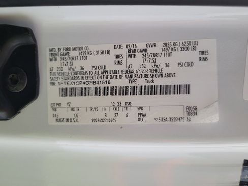 Used 2016 Ford F150 XL w/ Equipment Group 101A Mid RWD image 33