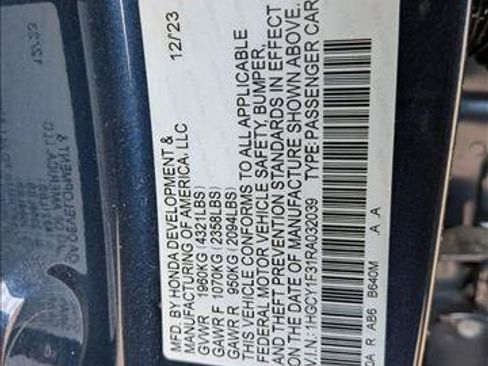 Used 2024 Honda Accord EX image 15