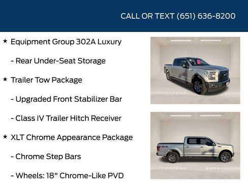 Used 2017 Ford F150 XLT w/ Equipment Group 302A Luxury image 20