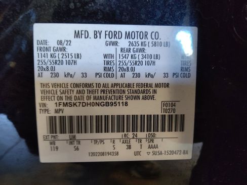 Used 2022 Ford Explorer XLT w/ Equipment Group 202A image 33