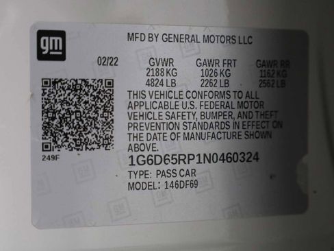 Used 2022 Cadillac CT4 V Blackwing w/ Carbon Fiber 1 Package RWD image 42