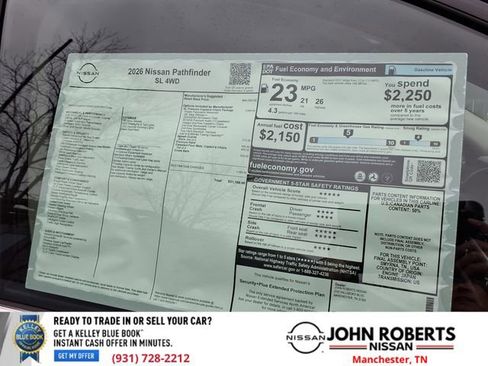 New 2026 Nissan Pathfinder SL w/ SL Premium Package AWD/4WD image 22