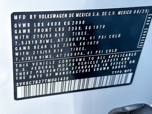 New 2026 Volkswagen Taos S image 26