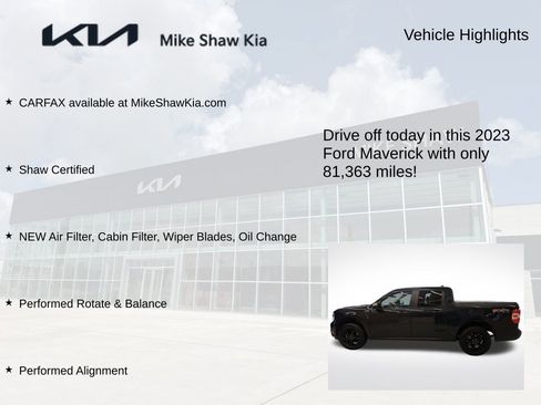 Used 2023 Ford Maverick XLT w/ Equipment Group 300A Standard AWD/4WD image 9