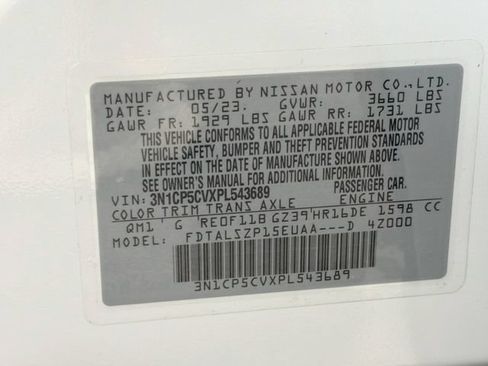 Certified 2023 Nissan Kicks SV FWD image 33