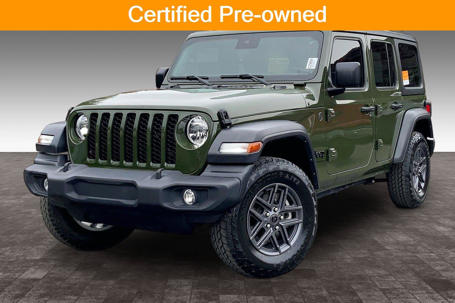Certified 2024 Jeep Wrangler Unlimited Sport AWD/4WD image 1