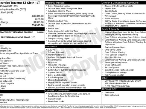 Used 2023 Chevrolet Traverse LT image 25