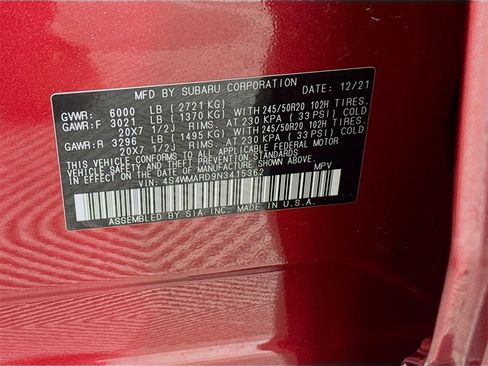 Used 2022 Subaru Ascent Touring image 34