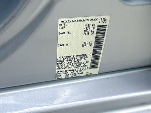 Used 2021 Nissan Altima 2.5 SV FWD image 21