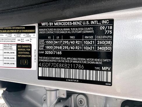 Used 2019 Mercedes-Benz GLS 550 4MATIC image 32