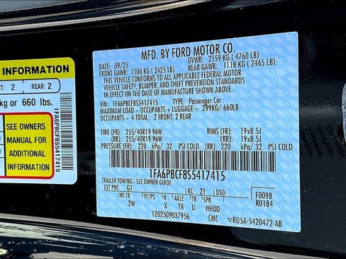 New 2025 Ford Mustang GT image 13