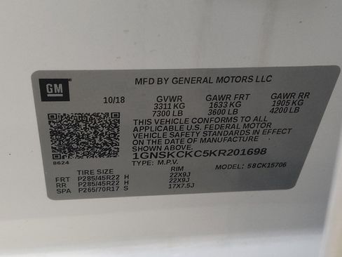 Used 2019 Chevrolet Tahoe Premier AWD/4WD image 33