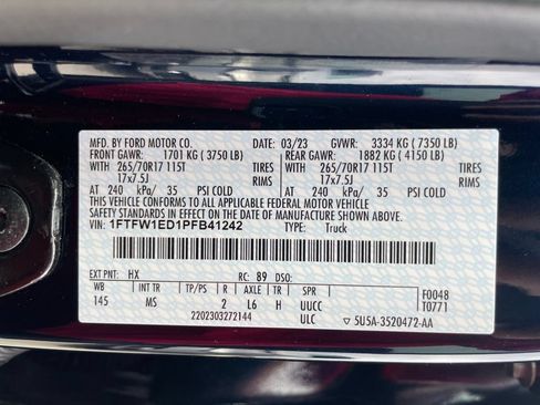 Used 2023 Ford F150 XLT w/ Equipment Group 301A Mid AWD/4WD image 32