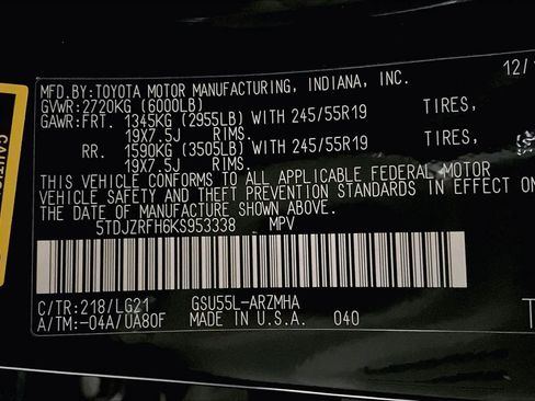 Used 2019 Toyota Highlander SE AWD/4WD image 33
