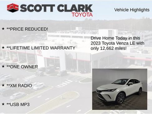 Used 2023 Toyota Venza LE AWD/4WD image 12