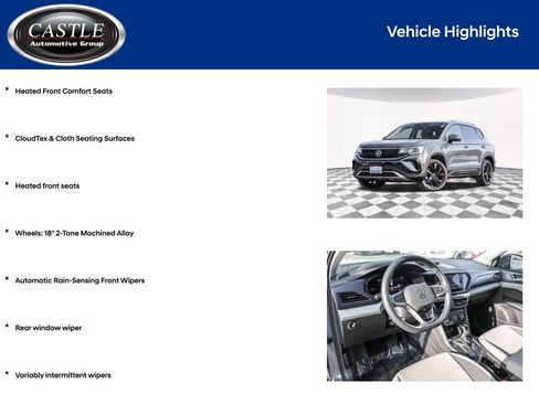 Certified 2022 Volkswagen Taos SE w/ IQ.Drive SE Package image 10