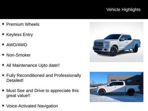 Used 2017 Ford F150 Limited w/ Trailer Tow Package image 16