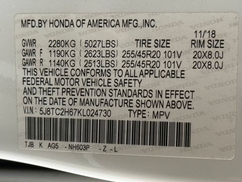 Used 2019 Acura RDX A-Spec AWD/4WD image 28