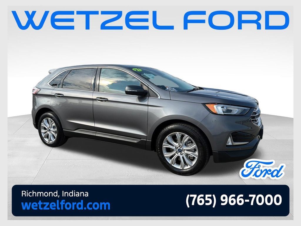 Used 2021 Ford Edge Titanium w/ Cargo Accessory Package FWD 360° Tour