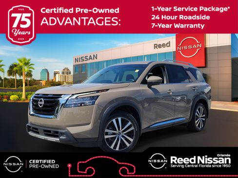Certified 2024 Nissan Pathfinder Platinum FWD image 1