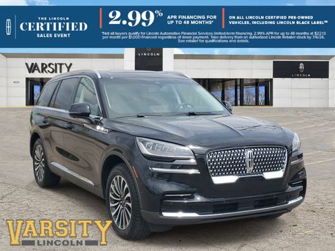 Certified 2023 Lincoln Aviator Reserve w/ Equipment Group 201A AWD/4WD image 1