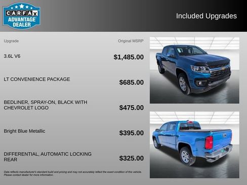 Used 2022 Chevrolet Colorado LT w/ LT Convenience Package image 3