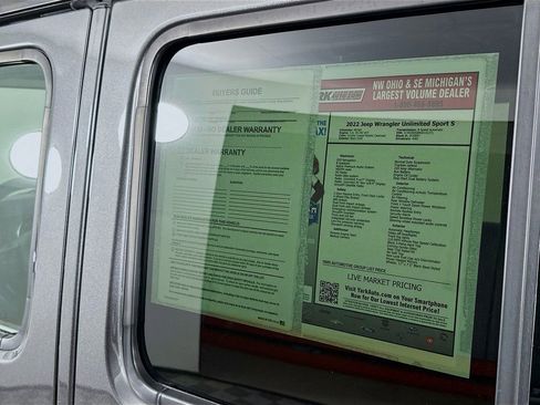 Certified 2022 Jeep Wrangler Unlimited Sport image 16