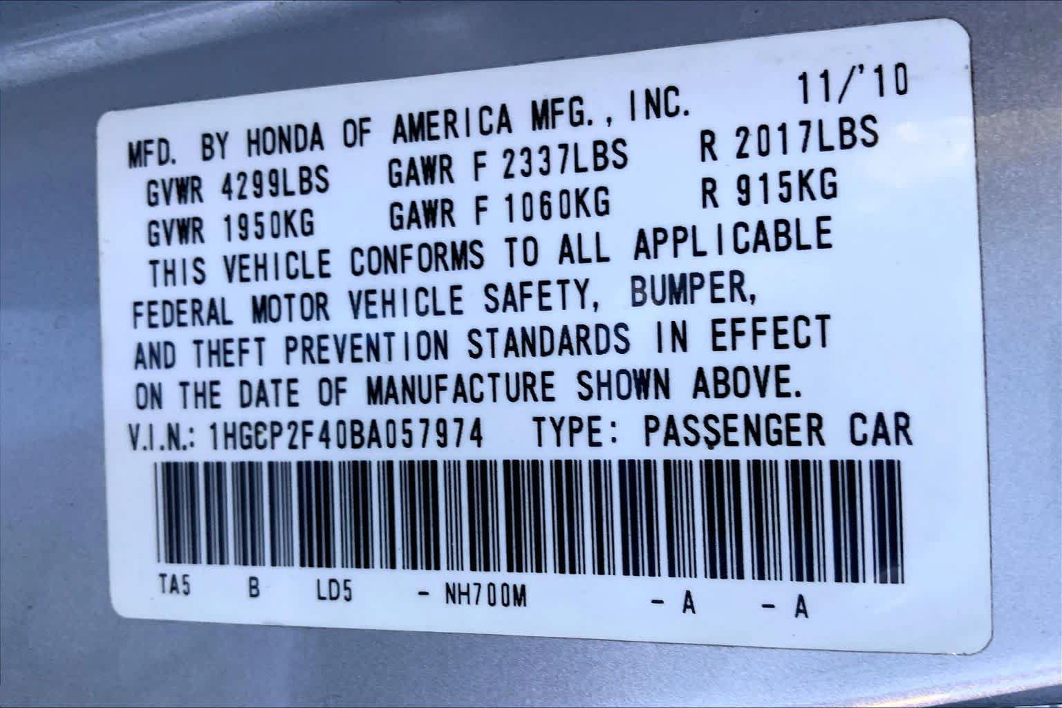 Used 2011 Honda Accord LX-P image 32