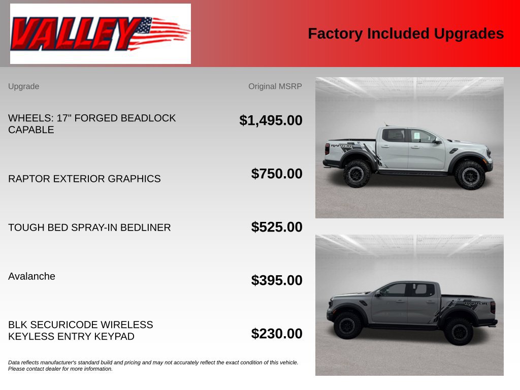 New 2026 Ford Ranger Raptor AWD/4WD image 4