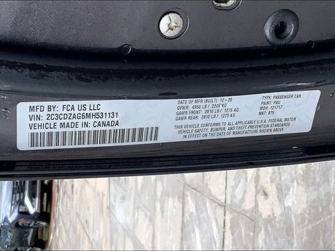 Used 2021 Dodge Challenger SXT w/ Blacktop Package RWD image 31