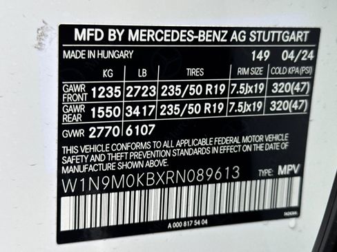 Certified 2024 Mercedes-Benz EQB 300 EQB 300 image 19