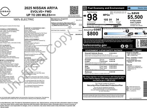 Used 2025 Nissan Ariya FWD image 51