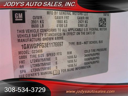 Used 2014 Chevrolet Express 2500 LS image 32