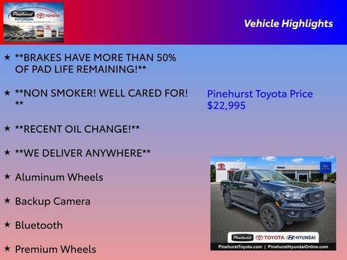 Used 2021 Ford Ranger XLT w/ Equipment Group 302A High AWD/4WD image 26