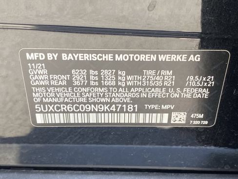 Used 2022 BMW X5 xDrive40i w/ Luxury Seating Package AWD/4WD image 34