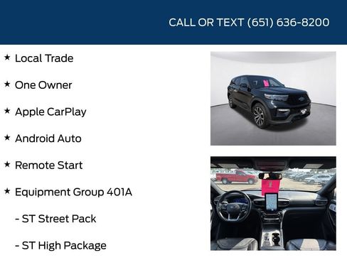 Used 2021 Ford Explorer ST w/ Equipment Group 401A AWD/4WD image 5