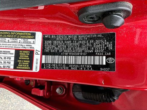 Used 2014 Toyota Camry SE FWD image 30