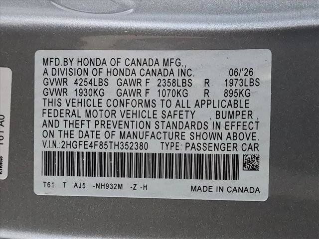 Used 2026 Honda Civic Sport Touring image 24