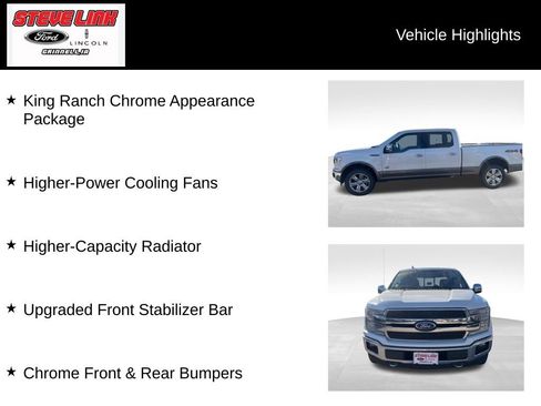 Used 2018 Ford F150 King Ranch w/ Equipment Group 601A Luxury AWD/4WD image 14